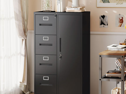 Storage Vertical Filing Cabinet With Lock