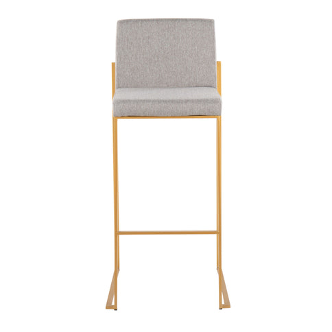 Fuji - Contemporary Design High Back Barstool