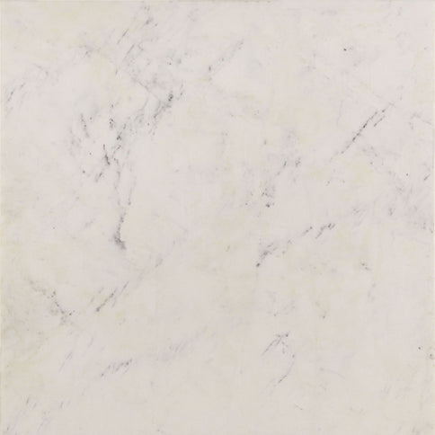 Volz - Square Coffee Table With Crisscross Base - White Marble