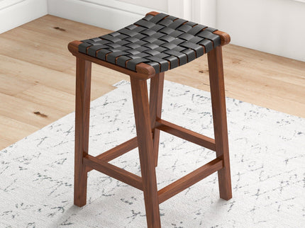 James - Mid-Century Modern Genuine Counter Stool