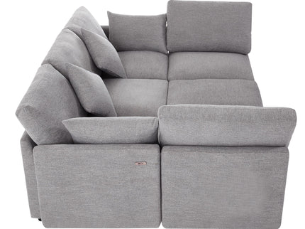 Sectional Sofa Modular U-Shaped With Ottoman & USB Ports