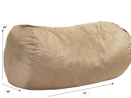Jasper - Traditional Cylindrical Suede Bean Bag