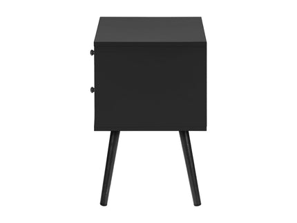 Accent Table & Storage Drawers - Black