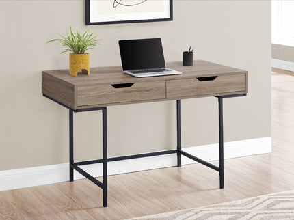 Computer Desk For Home Office, Laptop, Storage Drawers, Contemporary & Modern