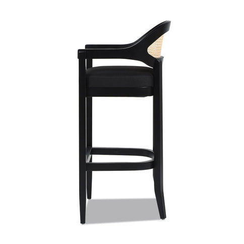 Americana - Mid-Century Modern Cane Back Counter Stool