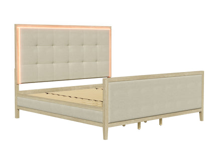 Adeline - Bed With LED Light (High Footboard)