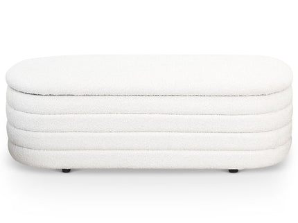 Cabana - Bench With Storage - Ivory