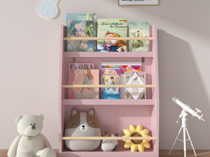 3 Tier Book Shelf, Compact Storage For Bedrooms