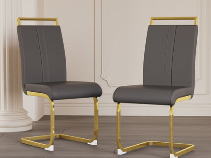Side Dining Room Chair, Padded Seat High Back