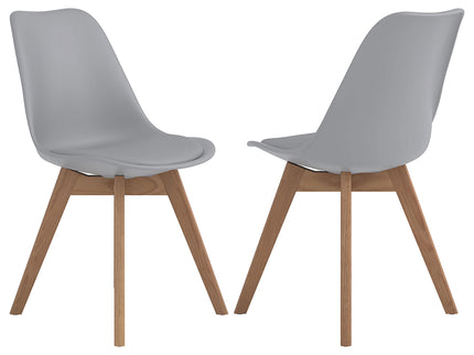 Elegant Padded Side Chair (Set Of 2)