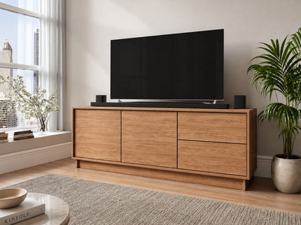 TV Stand For TVs Up To 60" With 2 Doors And 2 Drawers