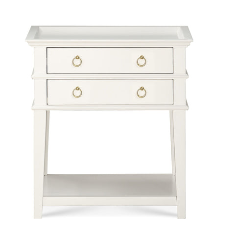Carmona - 2 Drawer Tray Top Nightstand Pulls