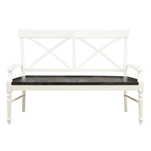 Mountina - Bench - Brown / White