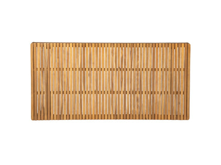 Outdoor Dining Table With Slatted Top, Ideal For Patio
