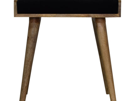 Tray Style Footstool - Black
