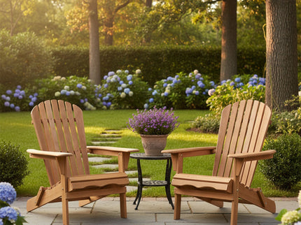Oversize Outdoor Folding Adirondack Chair, Patio Chair For Garden