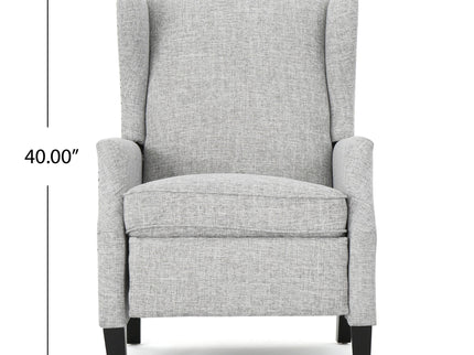 Westeros Wing Back Fabric Upholstered Recliner