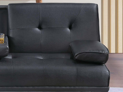 Adjustable Sofa With Fold Down Table And Cup Holders