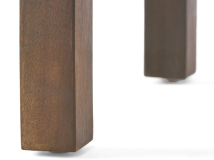 Kinesis - Outdoor Side Table With Slatted Top And Wood Frame