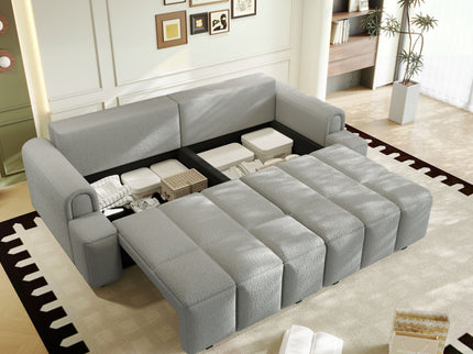 4 Seater Modern Couch With Seats Storage
