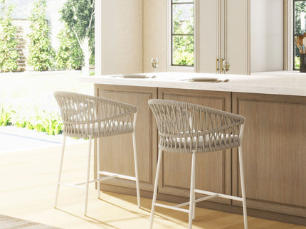 Maiden - Patio Counter Stool Sunproof Olefin (Set of 2)