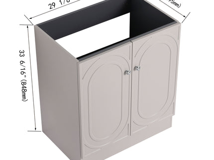 Modern Freestanding Bathroom Vanity With Soft Close Cabinet Doors