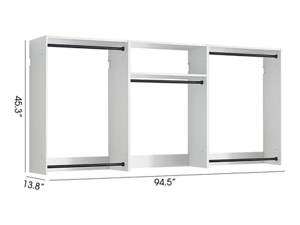 Devi - Wall Mounted Wood Closet System & Modular Design