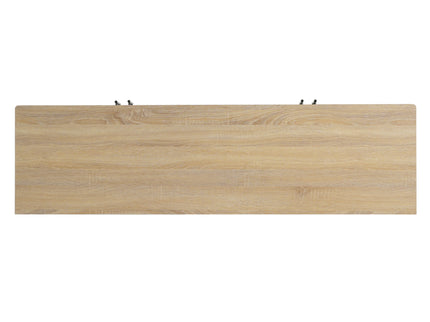 4 Door TV Cabinet, 2 Storage Spaces, Adjustable Shelves