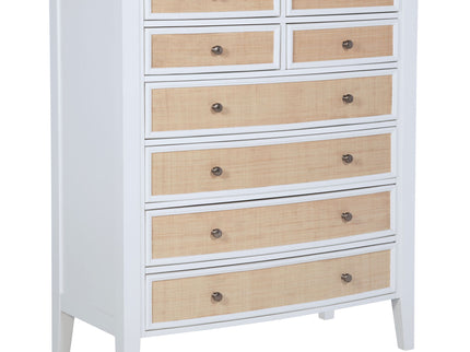 Talia - 8 Drawer Chest - White