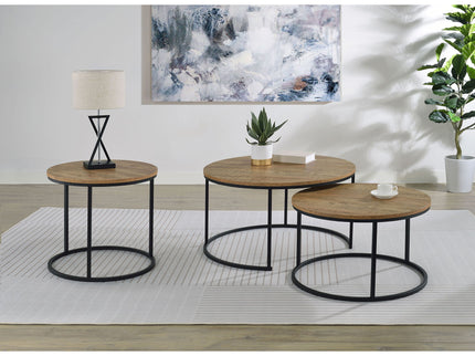 Arrize - Round Side End Table - Mango Color
