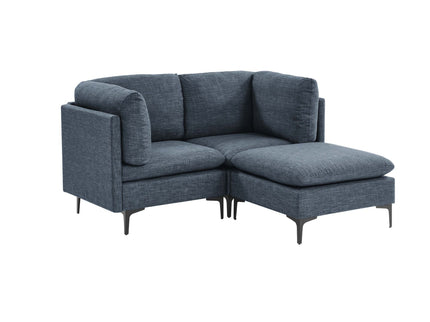 Upholstered Modular Sectional & Tall Legs