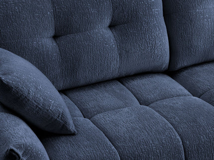Sofa Set With Ottoman And Pillows, Textured, High Resilience Cushions