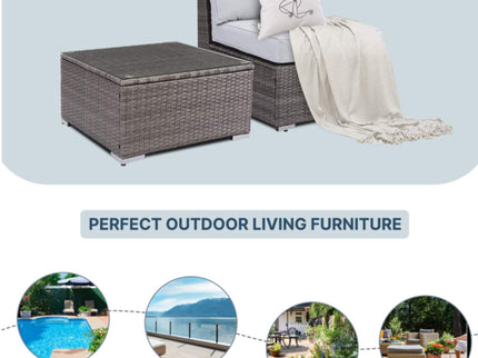 Modern Patio Set With Coffee Table