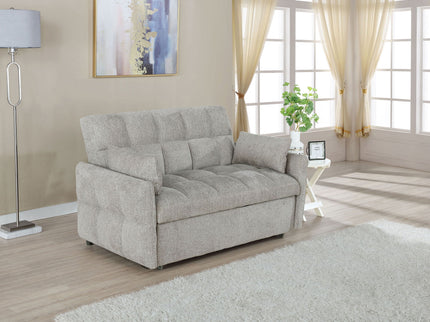 Alvara - Tufted Cushion Pull Out Sleeper Sofa Bed