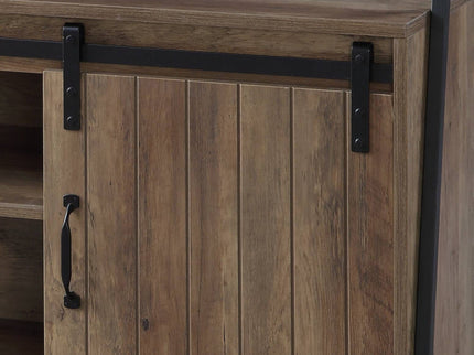 Rashawn - Rustic TV Stand - Oak