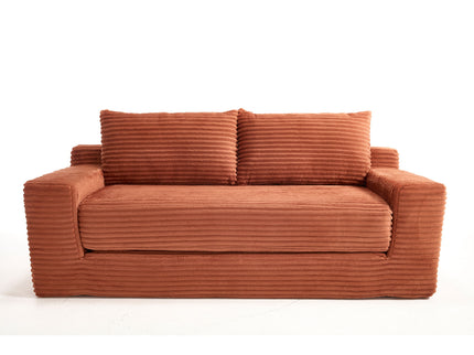 Convertible Loveseat Sofa Bed With Memory Foam & Steel Frame