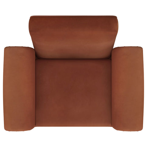 Whitney - Accent Armchair - Rusty Orange