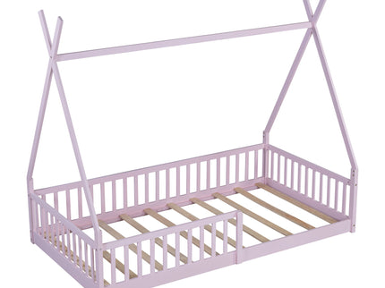 House Shaped Design Bed With Fence