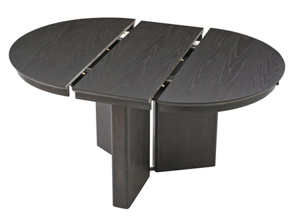 Farmhouse Oval Extendable Dining Table With Pedestal Base