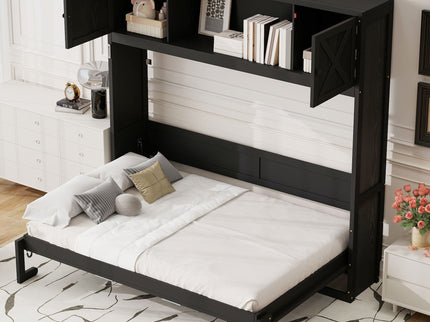 Murphy Bed With Storage Cabinets