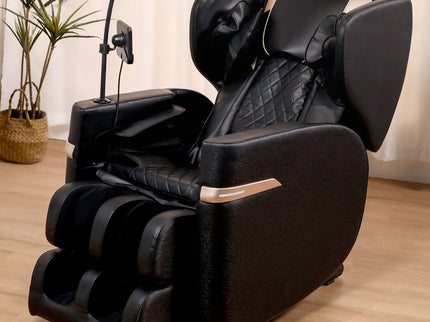 Massage Chair Recliner With Zero Gravity And Full Body Air Pressure - Black