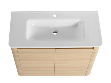 Freestanding Bathroom Vanity With Sink & 2 Soft Close Doors