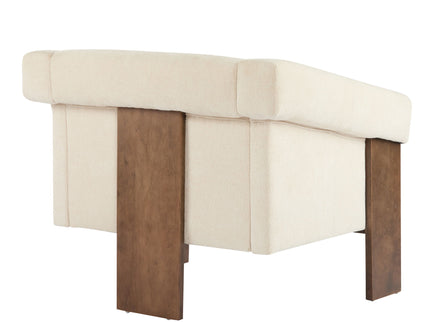 Sierra - Vintage Modern Accent Chair With Deep Cushions And Wide Armrests