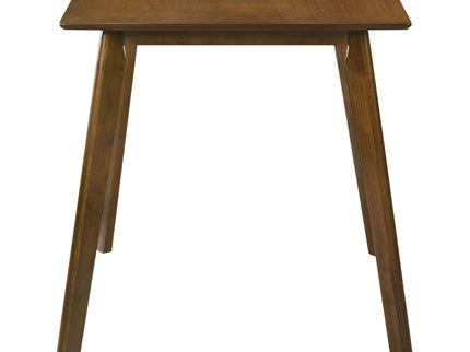 Aston - 5 Piece Counter Height Dining Set With Bent Backs And Upholstered Seats - Walnut