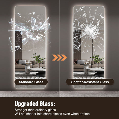 Wall Mounted LED Full Length Mirror