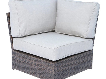 Comfortable Modern Patio Rattan Sectional Set With Cushions
