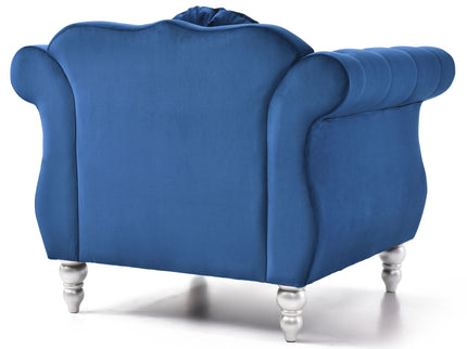Chic Transitional Flared Arm Chair