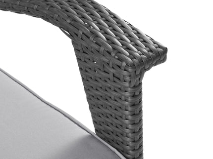 Honolulu - Loveseat - Gray / Silver
