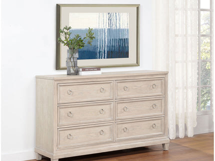 Wedner - 6 Drawer Dresser - Oak