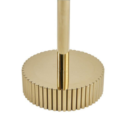 End Table For Living Rooms - Gold / White